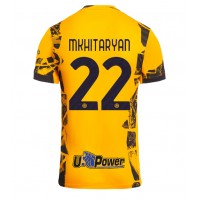 Camiseta Inter Milan Henrikh Mkhitaryan #22 Tercera Equipación Replica 2024-25 mangas cortas